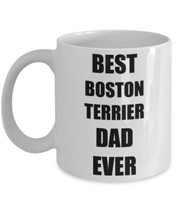 Boston Terrier Dad Mug Dog Lover Funny Gift Idea for Novelty Gag Coffee Tea Cup-Coffee Mug