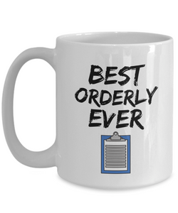 Orderly Mug - Best Orderly Ever - Funny Gift for Orderly-Coffee Mug