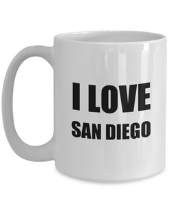 I Love San Diego Mug Funny Gift Idea Novelty Gag Coffee Tea Cup-Coffee Mug