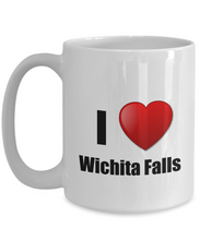 Load image into Gallery viewer, Wichita Falls Mug I Love City Lover Pride Funny Gift Idea for Novelty Gag Coffee Tea Cup-Coffee Mug