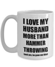 Load image into Gallery viewer, Hammer Throwing Wife Mug Funny Valentine Gift Idea For My Spouse Lover From Husband Coffee Tea Cup-Coffee Mug