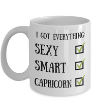 Load image into Gallery viewer, Capricorn Astrology Mug Astrological Sign Sexy Smart Funny Gift for Humor Novelty Ceramic Tea Cup-Coffee Mug
