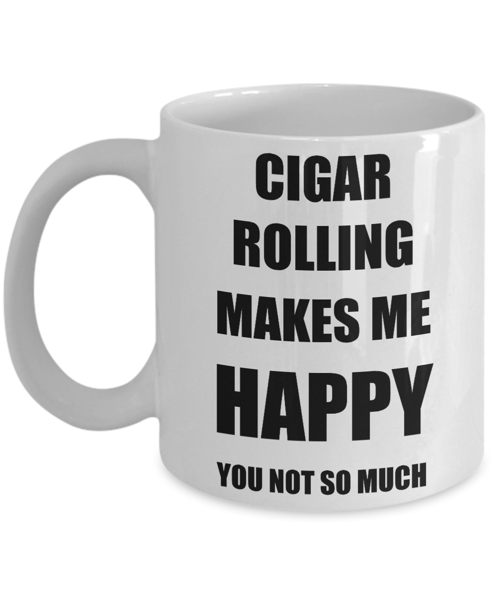 Cigar Rolling Mug Lover Fan Funny Gift Idea Hobby Novelty Gag Coffee Tea Cup-Coffee Mug