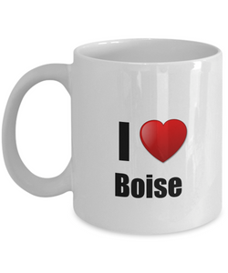 Boise Mug I Love City Lover Pride Funny Gift Idea for Novelty Gag Coffee Tea Cup-Coffee Mug