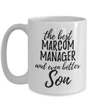 Load image into Gallery viewer, MARCOM Manager Son Funny Gift Idea for Child Coffee Mug The Best And Even Better Tea Cup-Coffee Mug