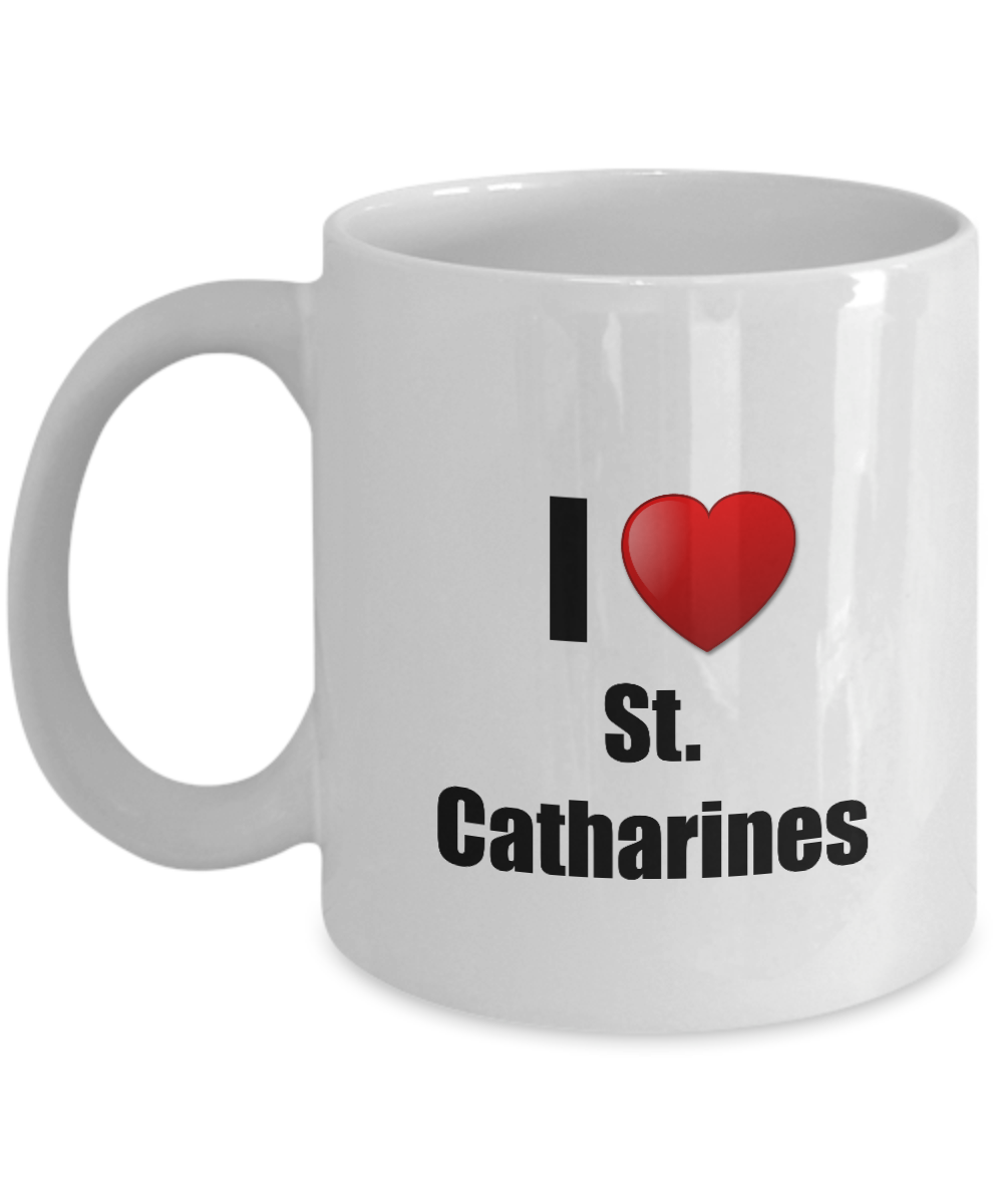 St Catharines Mug I Love City Lover Pride Funny Gift Idea for Novelty Gag Coffee Tea Cup-Coffee Mug