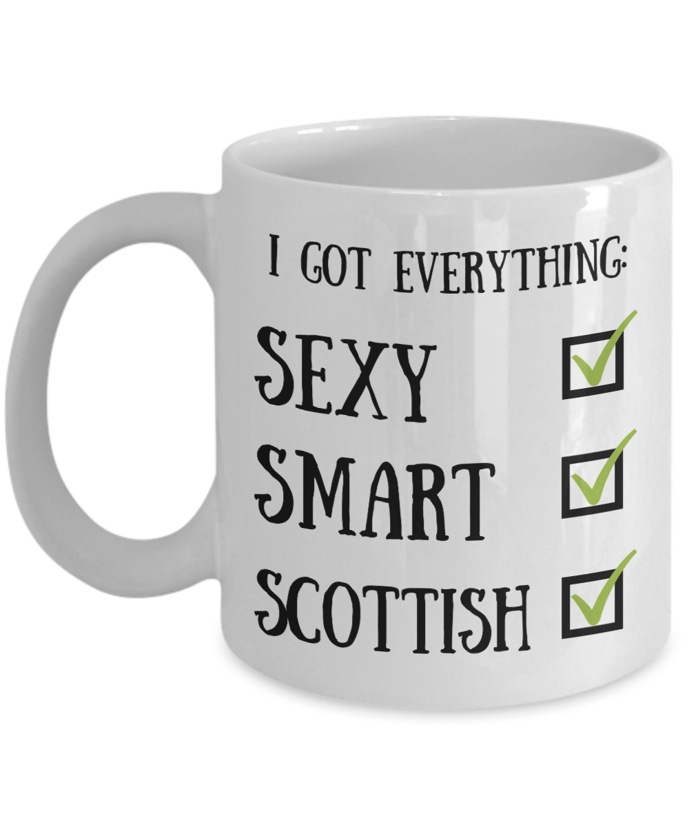 Scottish Coffee Mug Scotland Pride Sexy Smart Funny Gift for Humor Novelty Ceramic Tea Cup-Coffee Mug
