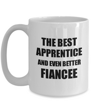 Load image into Gallery viewer, Apprentice Fiancee Mug Funny Gift Idea for Her Betrothed Gag Inspiring Joke The Best And Even Better Coffee Tea Cup-Coffee Mug