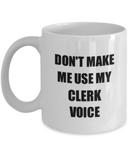 Load image into Gallery viewer, Clerk Mug Coworker Gift Idea Funny Gag For Job Coffee Tea Cup-Coffee Mug