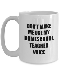 Homeschool Teacher Mug Coworker Gift Idea Funny Gag For Job Coffee Tea Cup-Coffee Mug