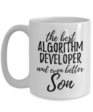 Load image into Gallery viewer, Algorithm Developer Son Funny Gift Idea for Child Coffee Mug The Best And Even Better Tea Cup-Coffee Mug