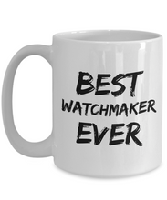 Load image into Gallery viewer, Watchmaker Mug Best Watch Maker Ever Funny Gift for Coworkers Novelty Gag Coffee Tea Cup-Coffee Mug