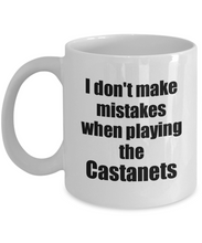 Load image into Gallery viewer, I Don&#39;t Make Mistakes When Playing The Castanets Mug Hilarious Musician Quote Funny Gift Coffee Tea Cup-Coffee Mug