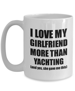 Yachting Boyfriend Mug Funny Valentine Gift Idea For My Bf Lover From Girlfriend Coffee Tea Cup-Coffee Mug