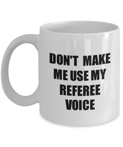 Referee Mug Coworker Gift Idea Funny Gag For Job Coffee Tea Cup Voice-Coffee Mug