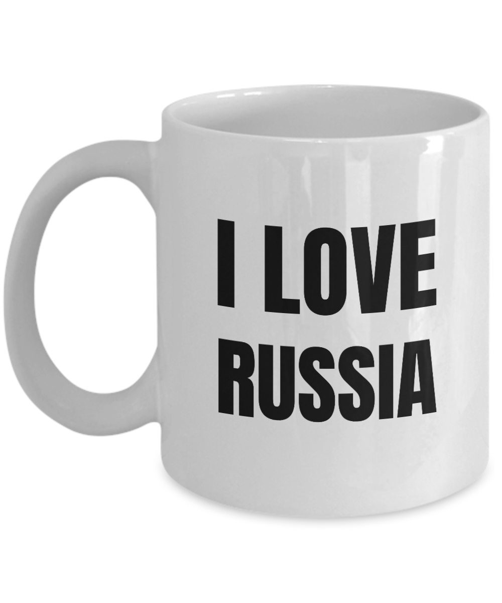 I Love Russia Mug Funny Gift Idea Novelty Gag Coffee Tea Cup-Coffee Mug