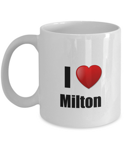 Milton Mug I Love City Lover Pride Funny Gift Idea for Novelty Gag Coffee Tea Cup-Coffee Mug