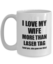 Load image into Gallery viewer, Laser Tag Husband Mug Funny Valentine Gift Idea For My Hubby Lover From Wife Coffee Tea Cup-Coffee Mug