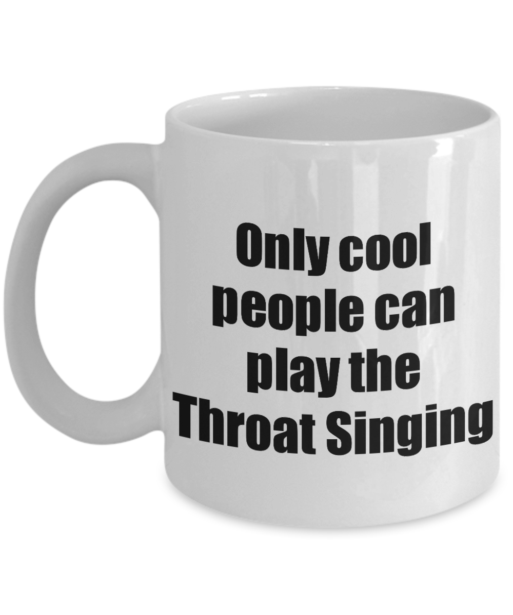 Throat Singing Player Mug Musician Funny Gift Idea Gag Coffee Tea Cup-Coffee Mug