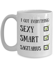 Load image into Gallery viewer, Sagitarius Astrology Mug Sagitarus Astrological Sign Sexy Smart Funny Gift for Humor Novelty Ceramic Tea Cup-Coffee Mug