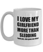 Load image into Gallery viewer, Sledding Boyfriend Mug Funny Valentine Gift Idea For My Bf Lover From Girlfriend Coffee Tea Cup-Coffee Mug