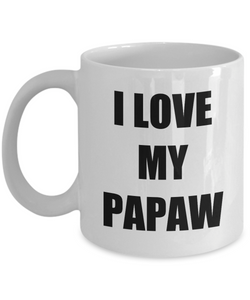 I Love My Papaw Mug Funny Gift Idea Novelty Gag Coffee Tea Cup-Coffee Mug