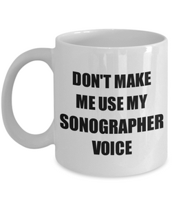 Sonographer Mug Coworker Gift Idea Funny Gag For Job Coffee Tea Cup-Coffee Mug