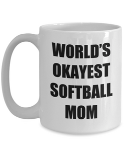 Softball Mom Mug Funny Gift Idea for Novelty Gag Coffee Tea Cup-Coffee Mug