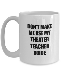 Theater Teacher Mug Coworker Gift Idea Funny Gag For Job Coffee Tea Cup-Coffee Mug