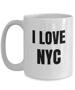 I Love Nyc Mug Ny New York Funny Gift Idea Novelty Gag Coffee Tea Cup-Coffee Mug