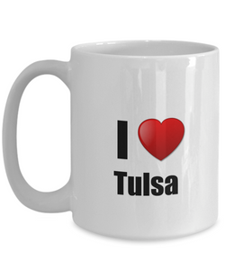 Tulsa Mug I Love City Lover Pride Funny Gift Idea for Novelty Gag Coffee Tea Cup-Coffee Mug
