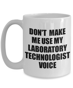 Laboratory Technologist Mug Coworker Gift Idea Funny Gag For Job Coffee Tea Cup Voice-Coffee Mug