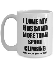Load image into Gallery viewer, Sport Climbing Wife Mug Funny Valentine Gift Idea For My Spouse Lover From Husband Coffee Tea Cup-Coffee Mug