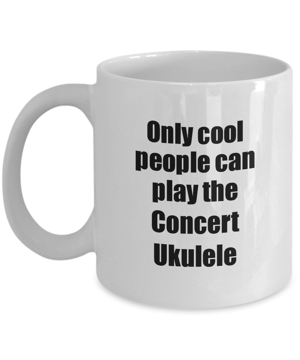 Concert Ukulele Player Mug Musician Funny Gift Idea Gag Coffee Tea Cup-Coffee Mug