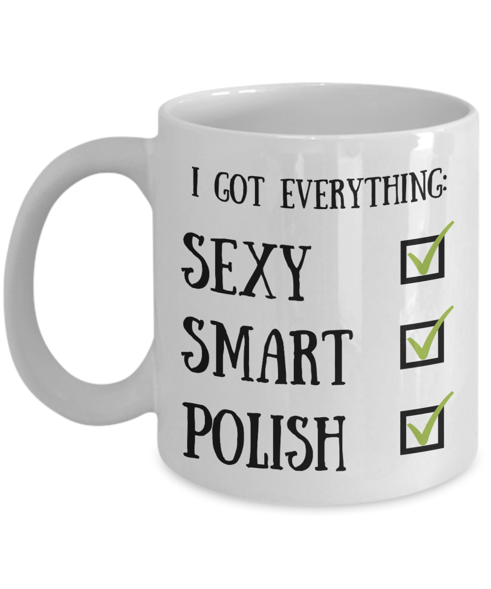 Polish Coffee Mug Poland Pride Sexy Smart Funny Gift for Humor Novelty Ceramic Tea Cup-Coffee Mug