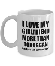 Load image into Gallery viewer, Toboggan Boyfriend Mug Funny Valentine Gift Idea For My Bf Lover From Girlfriend Coffee Tea Cup-Coffee Mug