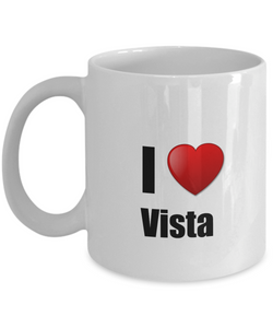 Vista Mug I Love City Lover Pride Funny Gift Idea for Novelty Gag Coffee Tea Cup-Coffee Mug