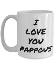 Load image into Gallery viewer, I Love Grandpa Greek Mug Pappous Funny Gift Idea Novelty Gag Coffee Tea Cup-Coffee Mug