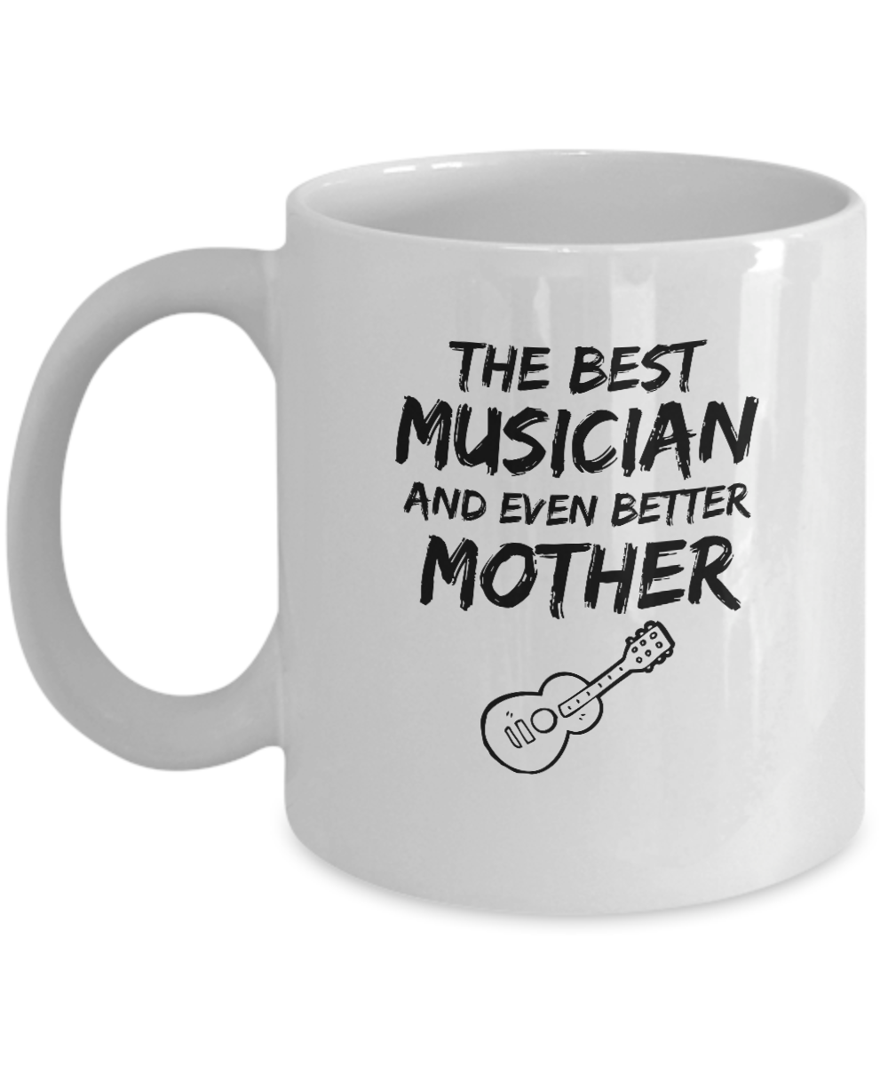 Guitarist Mom Mug Best Musician Mother Funny Gift for Mama Novelty Gag Coffee Tea Cup-Coffee Mug