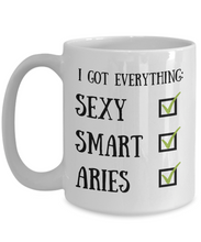 Load image into Gallery viewer, Aries Astrology Mug Arie Astrological Sign Sexy Smart Funny Gift for Humor Novelty Ceramic Tea Cup-Coffee Mug