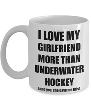 Load image into Gallery viewer, Underwater Hockey Boyfriend Mug Funny Valentine Gift Idea For My Bf Lover From Girlfriend Coffee Tea Cup-Coffee Mug