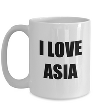 Load image into Gallery viewer, I Love Asia Mug Funny Gift Idea Novelty Gag Coffee Tea Cup-Coffee Mug