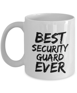 Security Guard Mug Best Ever Funny Gift for Coworkers Novelty Gag Coffee Tea Cup-Coffee Mug