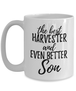 Harvester Son Funny Gift Idea for Child Coffee Mug The Best And Even Better Tea Cup-Coffee Mug