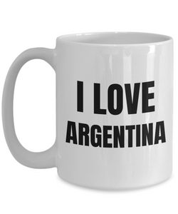 I Love Argentina Mug Funny Gift Idea Novelty Gag Coffee Tea Cup-Coffee Mug