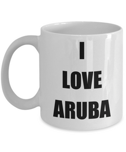 I Love Aruba Coffee Mug Funny Gift Idea Novelty Gag Coffee Tea Cup-Coffee Mug