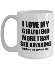 Load image into Gallery viewer, Sea Kayaking Boyfriend Mug Funny Valentine Gift Idea For My Bf Lover From Girlfriend Coffee Tea Cup-Coffee Mug