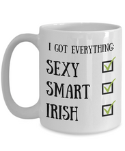 Load image into Gallery viewer, Irish Coffee Mug Ireland Pride Sexy Smart Funny Gift for Humor Novelty Ceramic Tea Cup-Coffee Mug