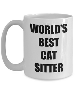 Cat Sitter Mug Pet Funny Gift Idea for Novelty Gag Coffee Tea Cup-Coffee Mug