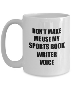 Sports Book Writer Mug Coworker Gift Idea Funny Gag For Job Coffee Tea Cup-Coffee Mug